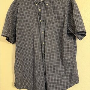 Nautica Blue Casual‎ Button Down Shirt